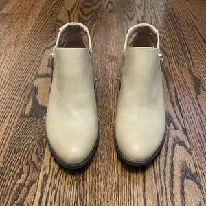 WORN ONCE! Short, nude booties!